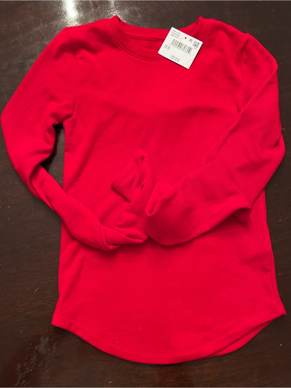 NWT American Eagle Red Long-Sleeve Crewneck Sweater